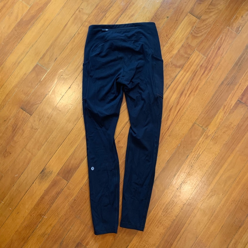 Lululemon “speed up” legging black reflective 4